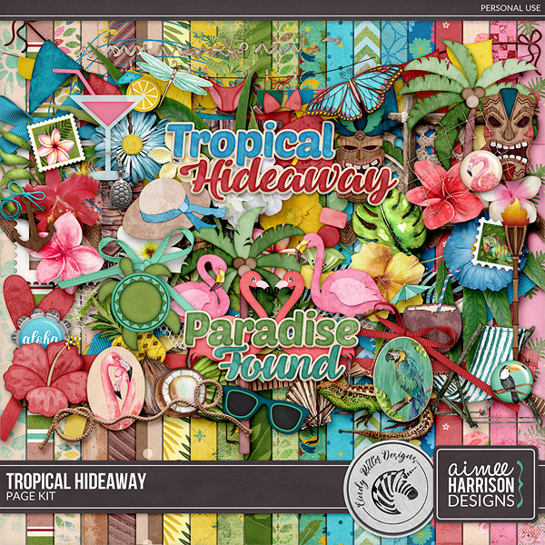 Tropical Hideaway Page Kit