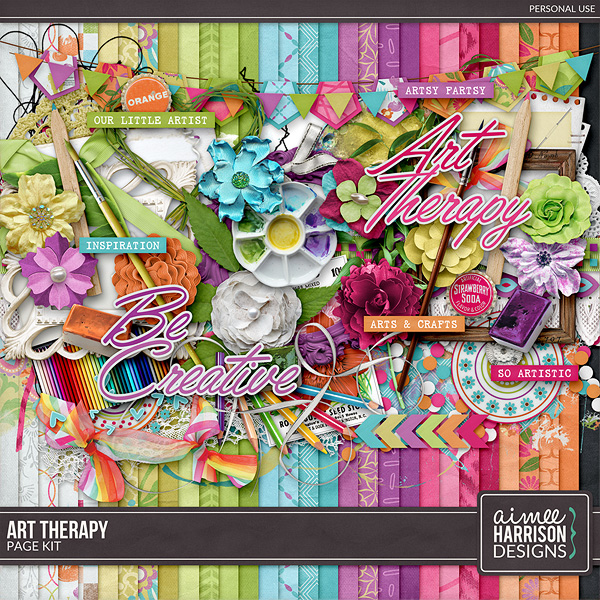 Art Therapy Page Kit
