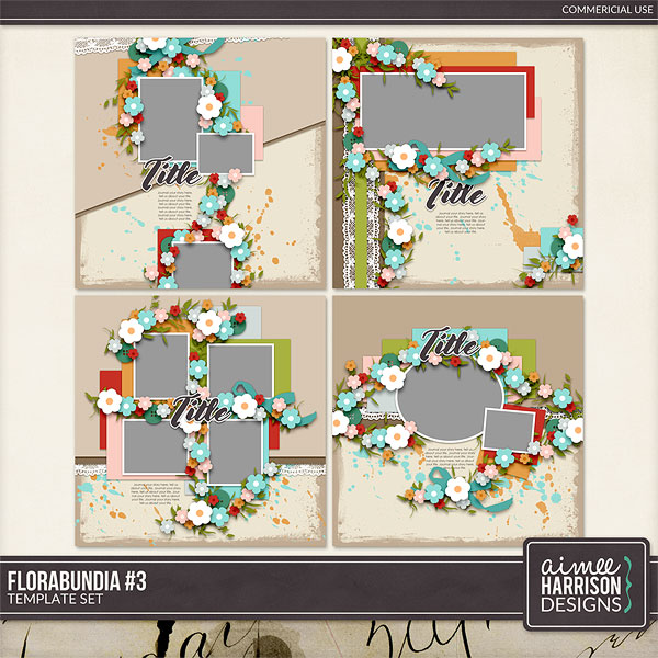 Florabundia #3 Template Set