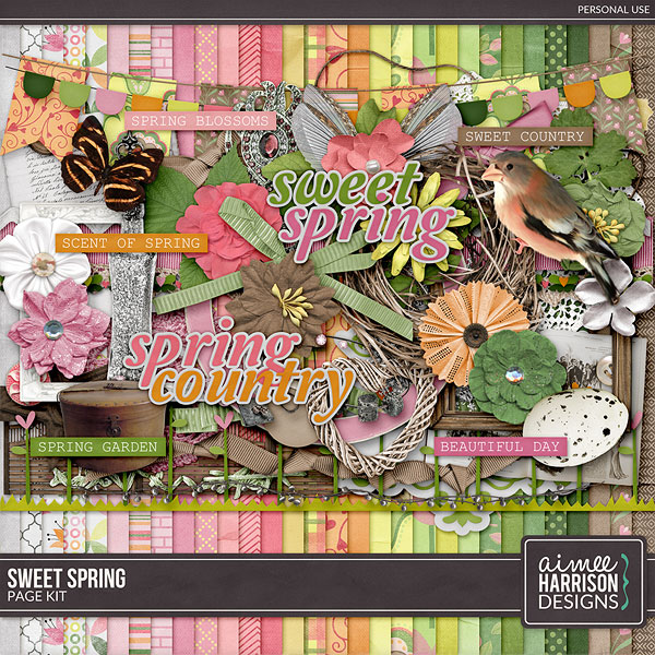 Sweet Spring Page Kit